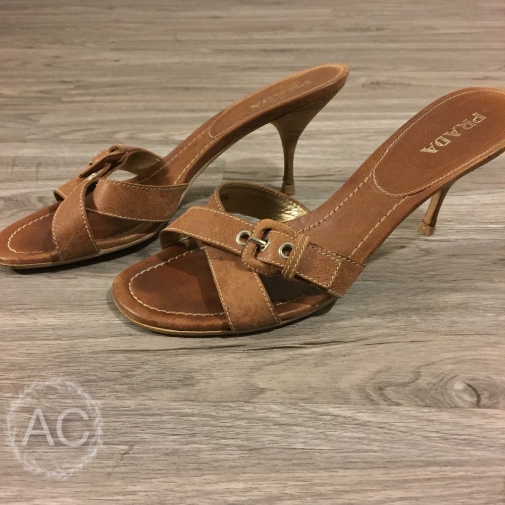 Prada Sandal Kitten Heels